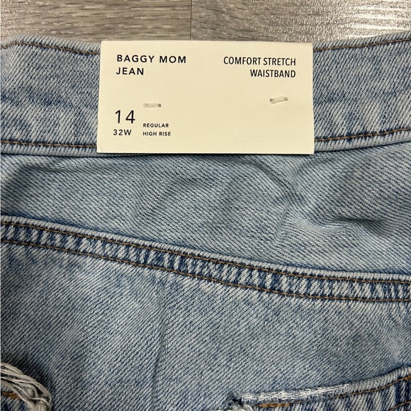 Distressed Light Blue Flare Jeans - Picture 5 of 5